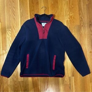 Old Navy Men Soft Quarter Zip Pullover Fleece Size M